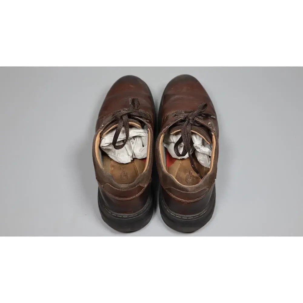 Clarks Men's Bradley Vibe Oxford Tan Tumbled Leather Shoes Tan Tumbled Size 11.5